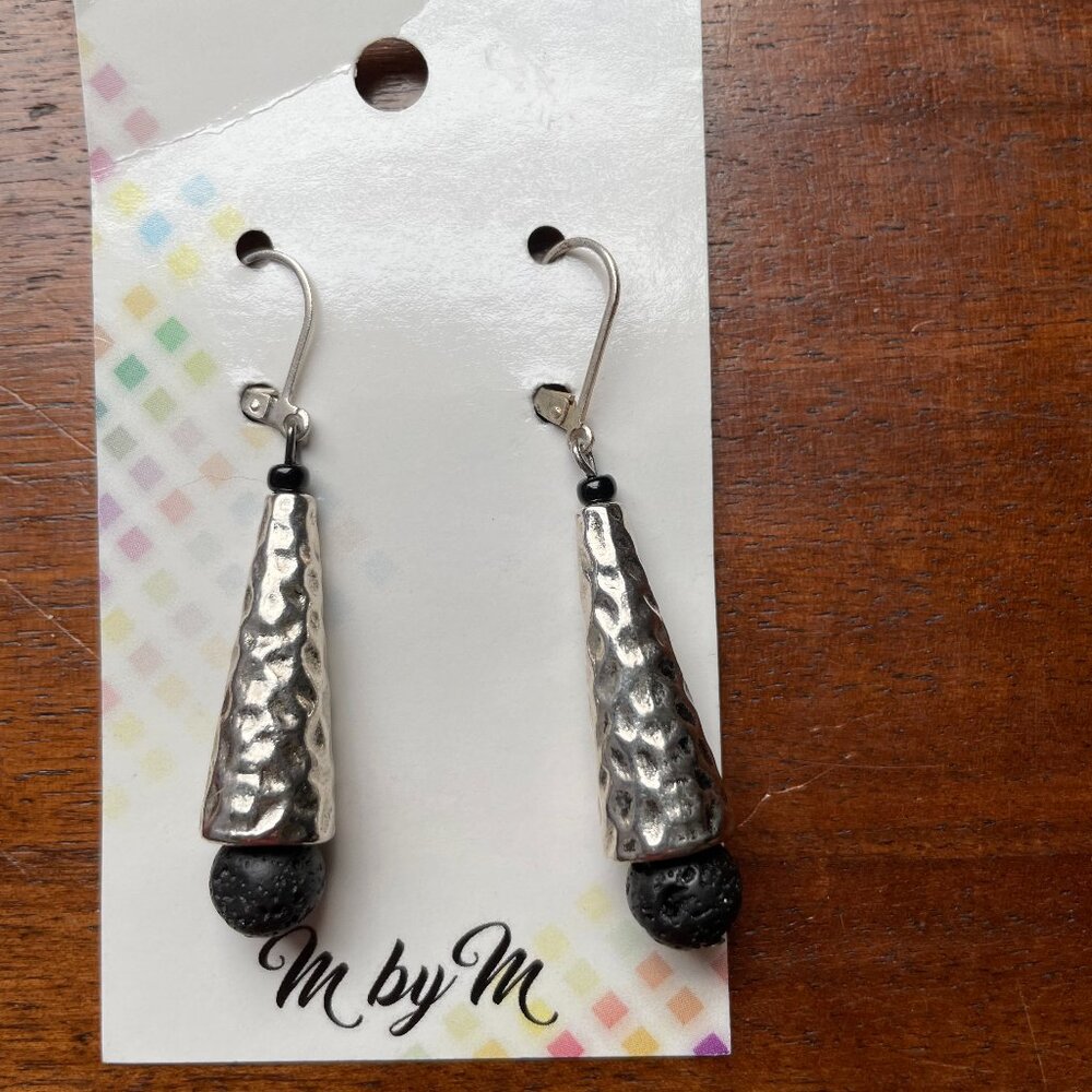 3/$12.  Silver Toned Dangle Earrings